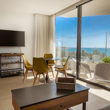 Modern Sea Front Sea Waves Apartment Alicante Bagian luar foto