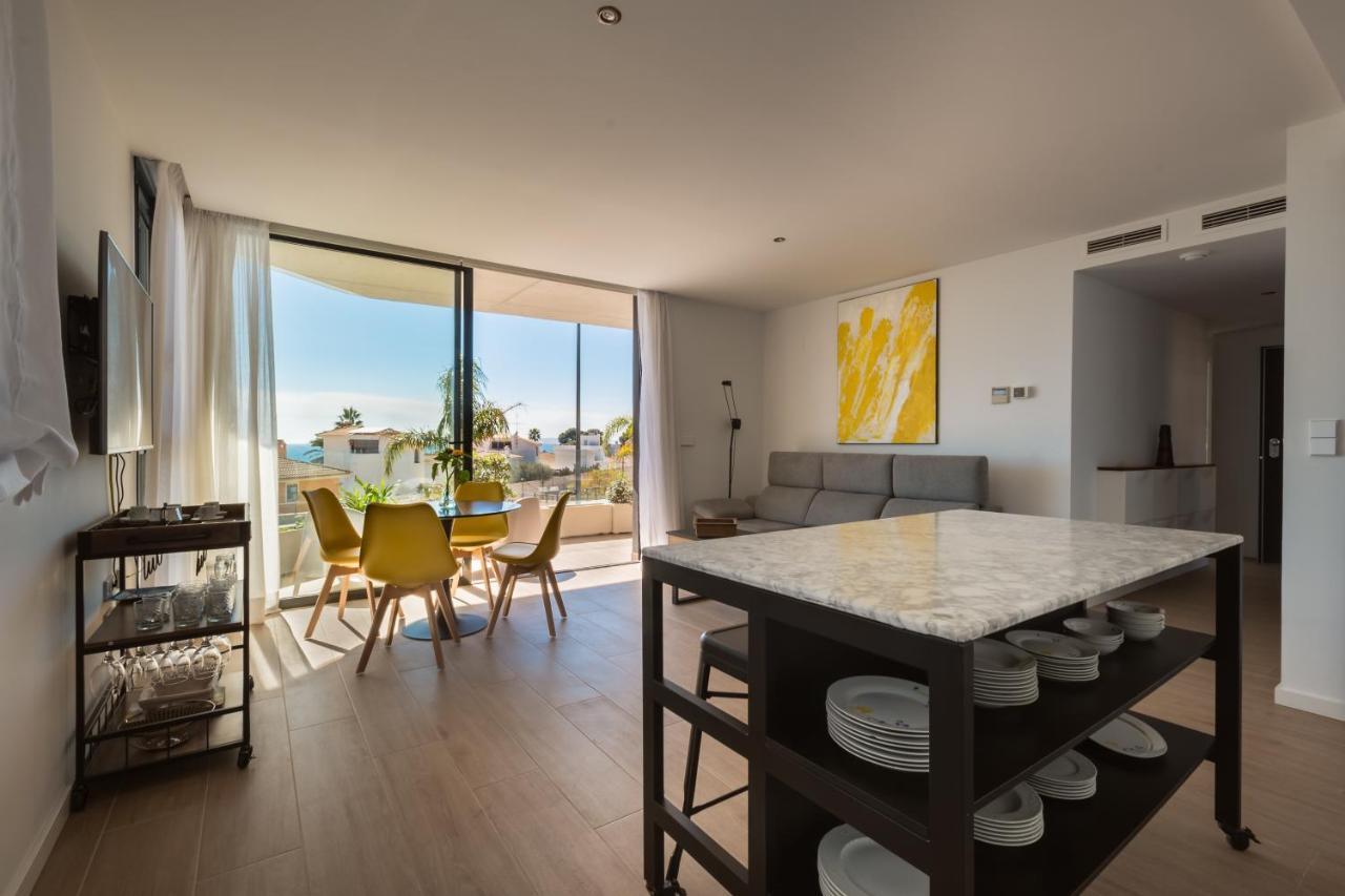 Modern Sea Front Sea Waves Apartment Alicante Bagian luar foto